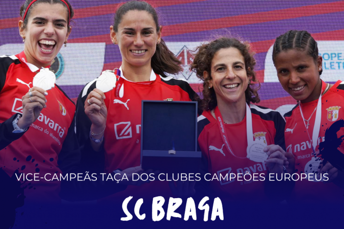 Equipa feminina do SC Braga Vice-Campeã Europeia