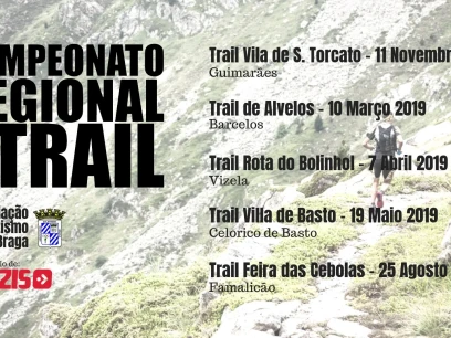 CALENDÁRIO FINAL DO CAMPEONATO REGIONAL DE TRAIL