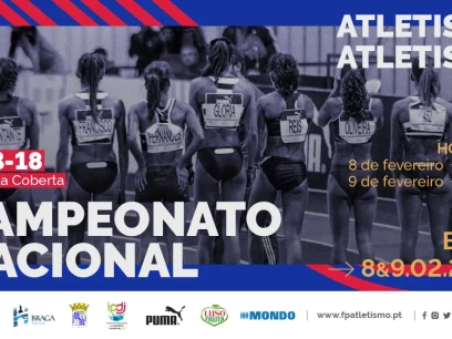 Competições de Pista Coberta | 8 e 9 fevereiro