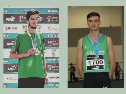 Francisco Silva e Gabriel Maia Campeões Nacionais Sub18