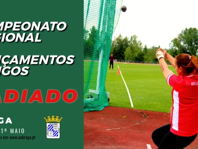 Campeonato Regional de Lançamentos Longos ADIADO