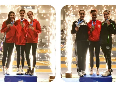 Mariana Machado e Carina Vanessa Campeãs Nacionais Sub23