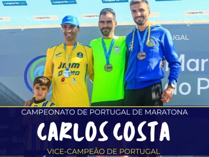 Carlos Costa Vice-campeão de Portugal de Maratona