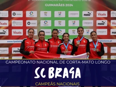 Mariana Machado e SC Braga revalidam títulos no Corta-mato Longo