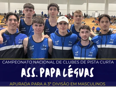 Ass. Papa Léguas apurada para a 3ª Divisão