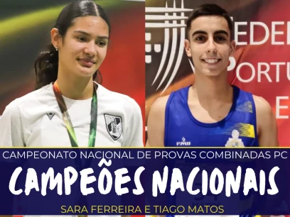 Sara Ferreira e Tiago Matos Campeões Nacionais 