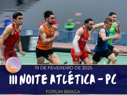 III Noite Atlética de PC | Atletas admitidos