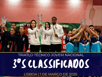 Seleção AAB em 3º no Triatlo Técnico Jovem Nacional
