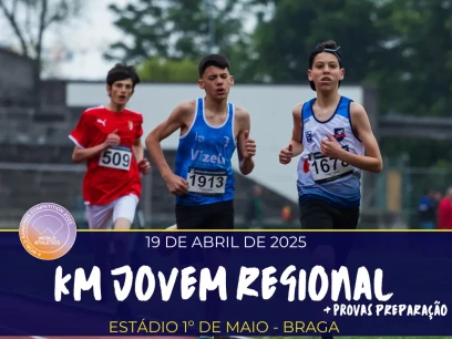 Km Jovem Regional + Provas de Preparação | lista de inscritos