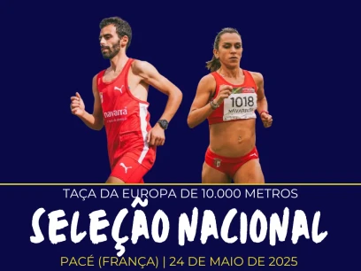 Miguel Marques e Ester Santana na Taça da Europa de 10.000m