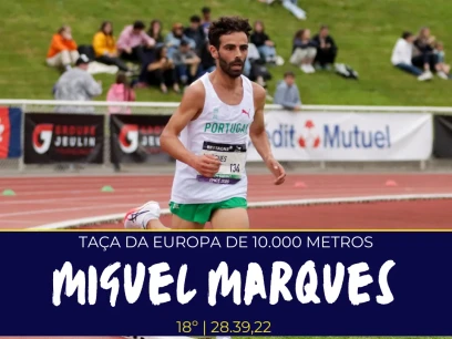 Miguel Marques em bom plano na Taça da Europa
