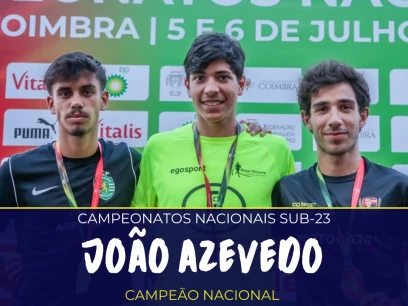 João Azevedo Campeão Nacional Sub-23