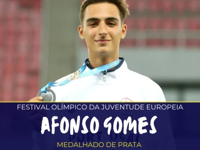 Afonso Gomes medalhado prata no FOJE