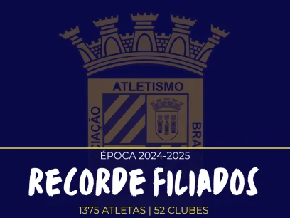Novo Recorde de Atletas e Clubes Filiados