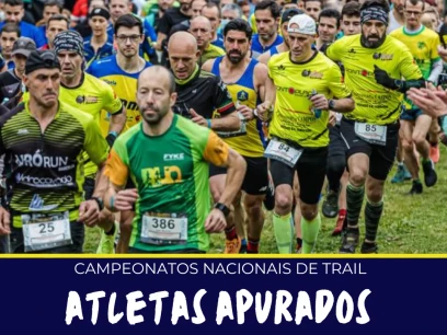 Atletas apurados para os Campeonatos Nacionais de Trail