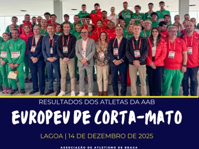 Atletas da AAB no Europeu de Corta-mato