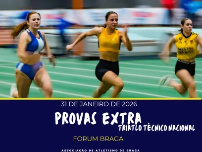 Provas Extras do Triatlo Jovem Nacional | listas de admitidos