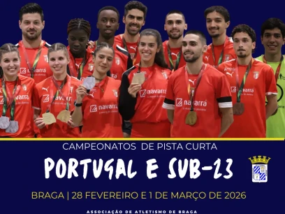 Campeonatos de Portugal e Sub-23 de Pista Curta