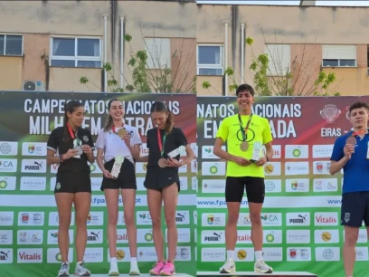 Beatriz Fernandes e João Azevedo Campeões Nacionais