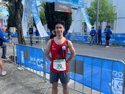 Tomás Linhares bronze Nacional Sub-20 de Marcha