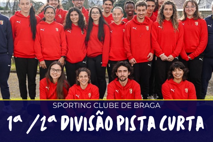 Equipas do SC Braga na 1ª e 2ª Divisões da Final de Clubes de Pista curta