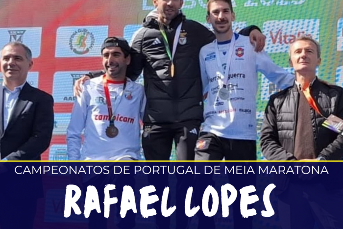 Rafael Lopes medalhado bronze no Nacional de Meia Maratona