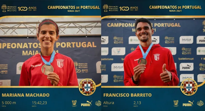 Mariana Machado e Francisco Barreto Campeões de Portugal