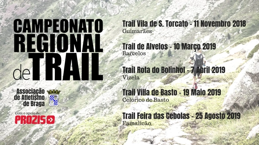 CALENDÁRIO FINAL DO CAMPEONATO REGIONAL DE TRAIL