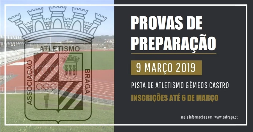 Provas de Preparação - Start Lists Finais