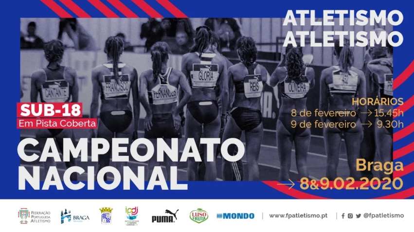 Competições de Pista Coberta | 8 e 9 fevereiro