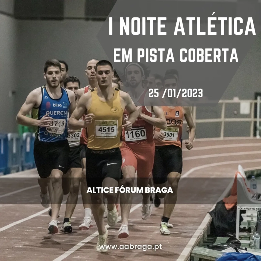 I Noite Atlética de Pista Coberta | Atletas admitidos