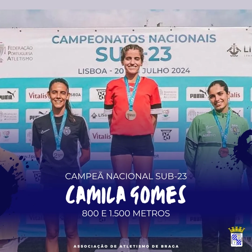 Camila Gomes Bi-Campeã Nacional Sub-23