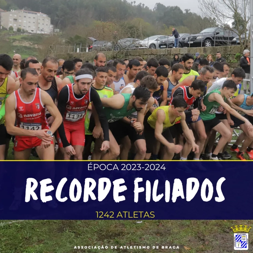 Novo Recorde de Atletas Filiados