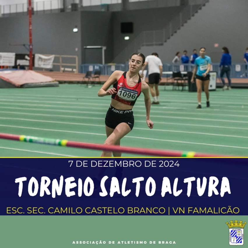 Torneio de salto em altura em sala | lista de inscritos