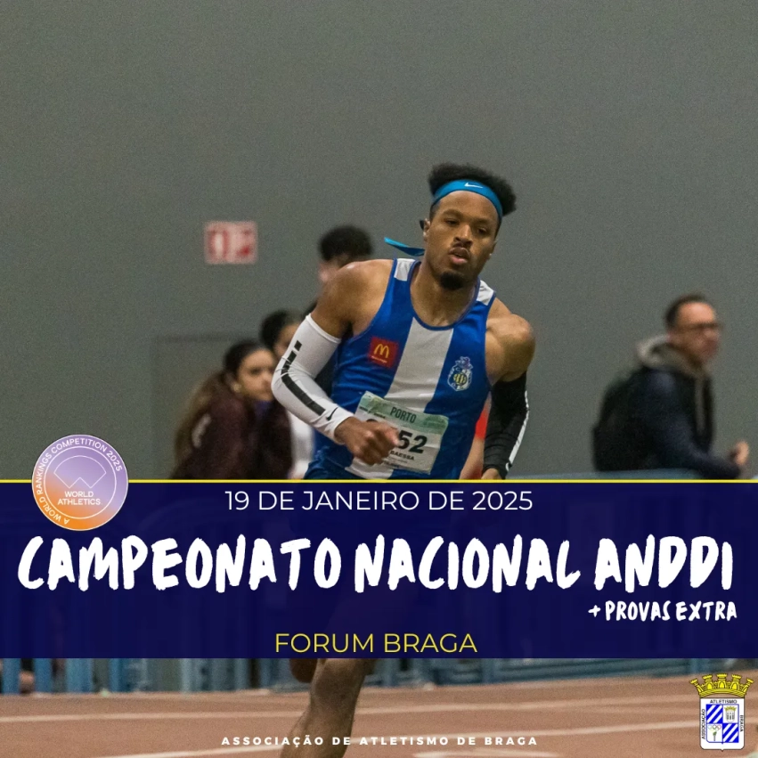 Provas Extra do Campeonato Nacional da ANDDI | Atletas admitidos
