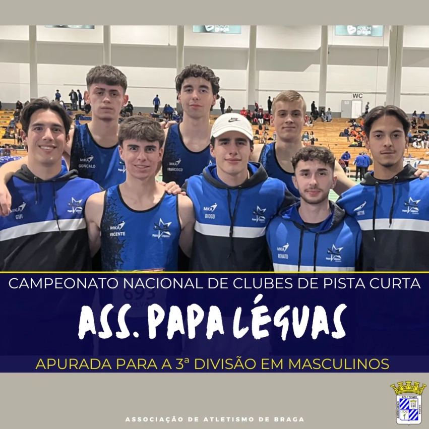 Ass. Papa Léguas apurada para a 3ª Divisão