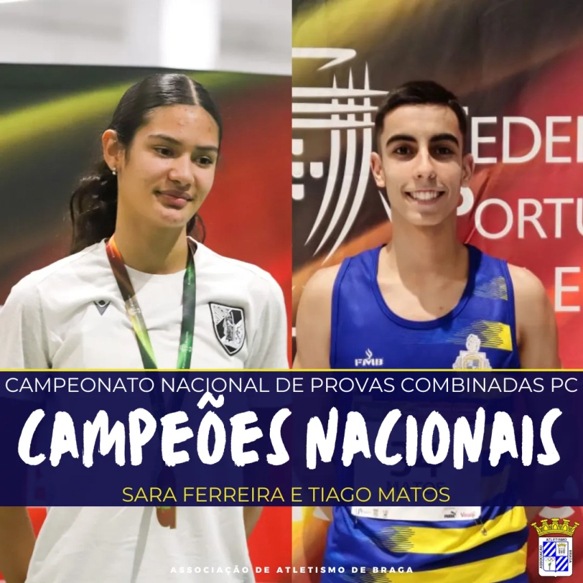 Sara Ferreira e Tiago Matos Campeões Nacionais 