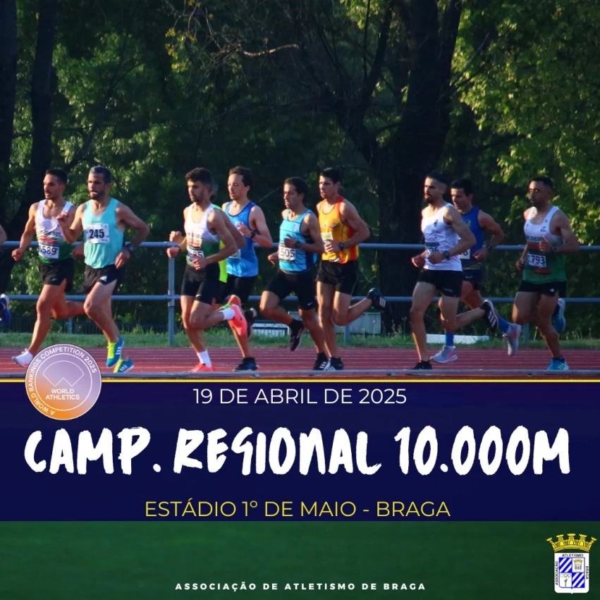 Series do Campeonato Regional de 10.000 metros
