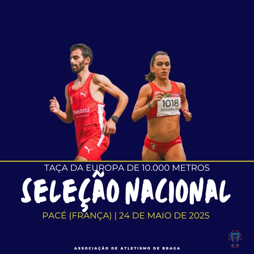Miguel Marques e Ester Santana na Taça da Europa de 10.000m