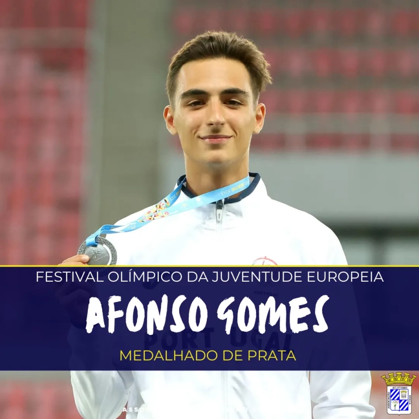 Afonso Gomes medalhado prata no FOJE