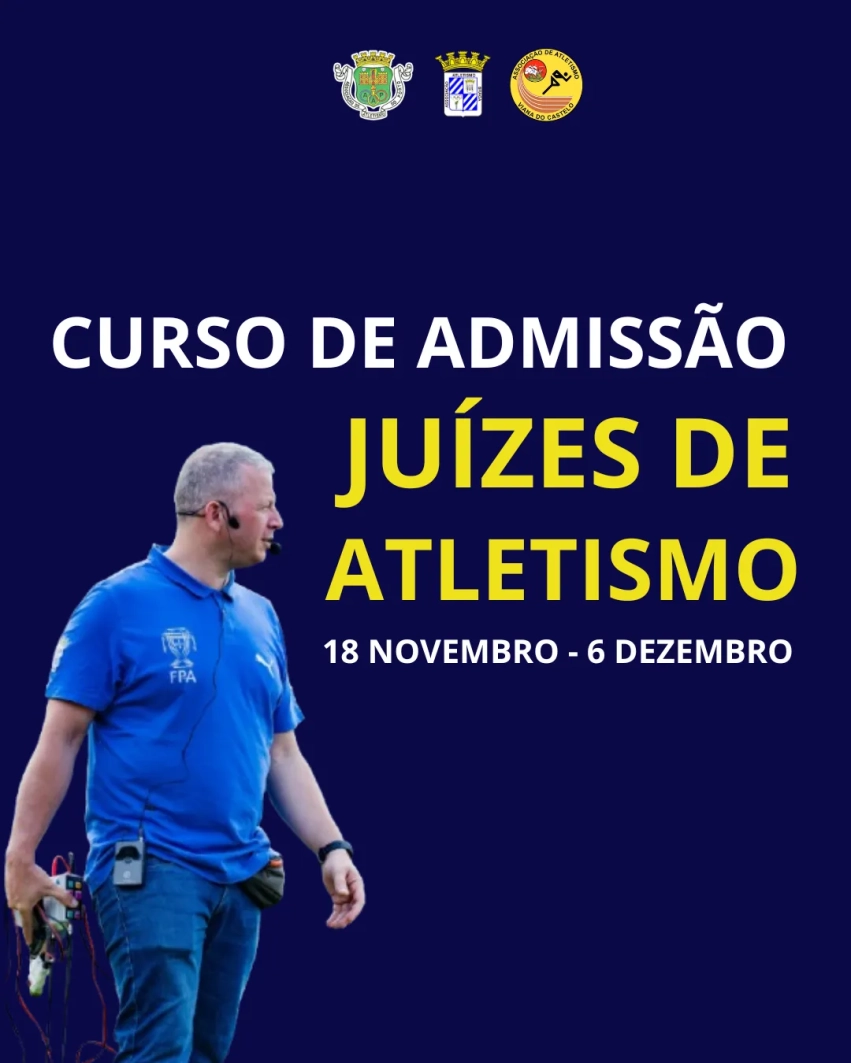 Curso de Admissão de Juízes de Atletismo