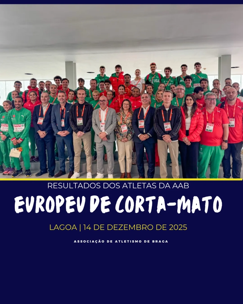 Atletas da AAB no Europeu de Corta-mato