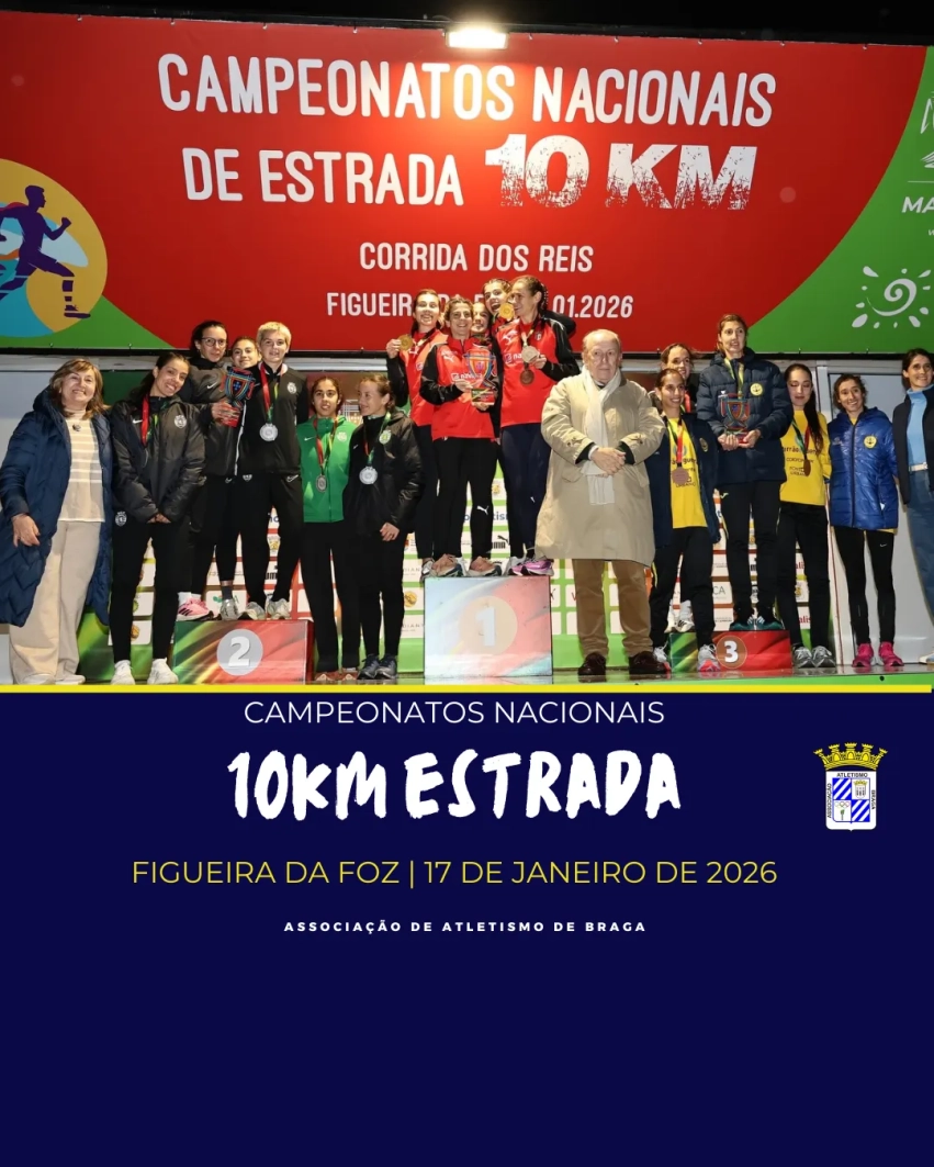 Mariana Machado e SC Braga revalidam títulos nos 10km em estrada