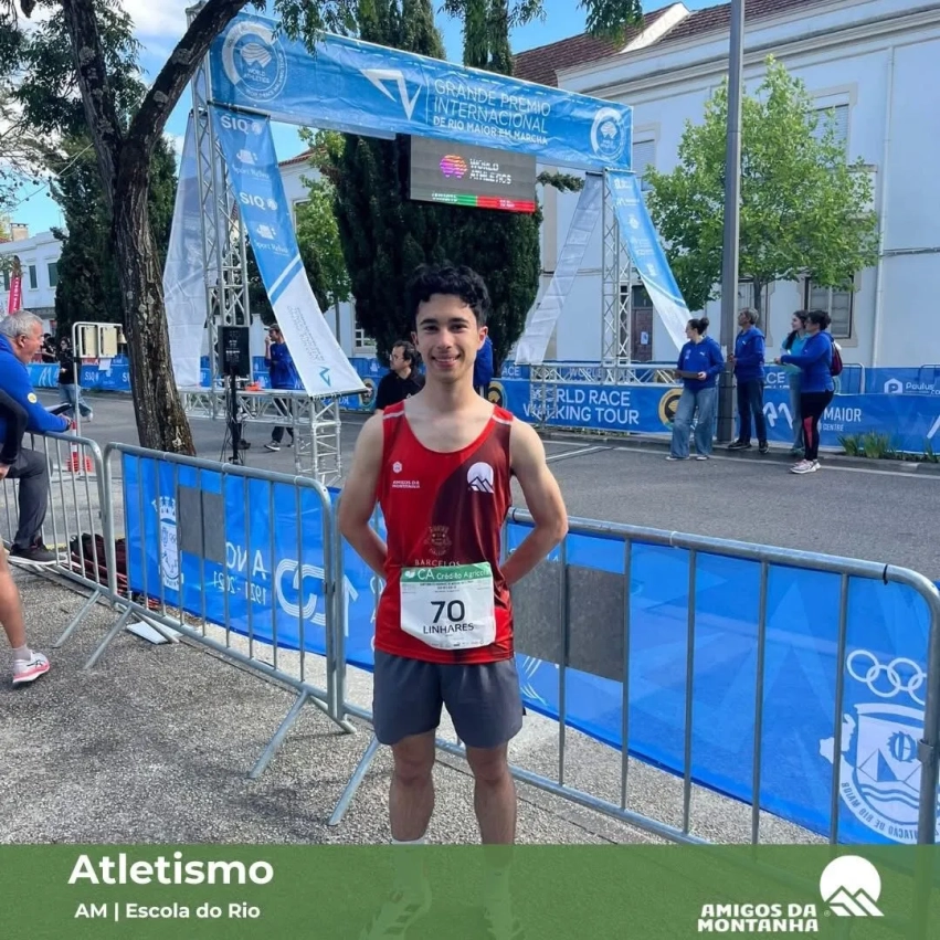 Tomás Linhares bronze Nacional Sub-20 de Marcha
