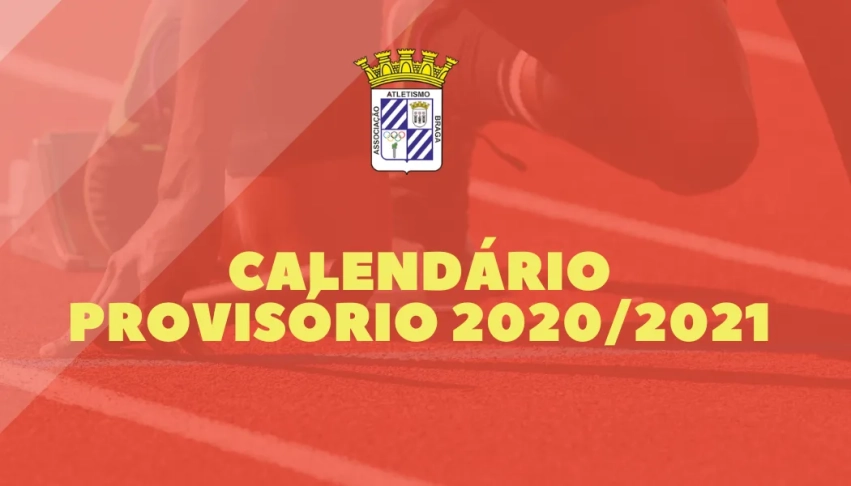 Calendário Competitivo provisório 2020-2021