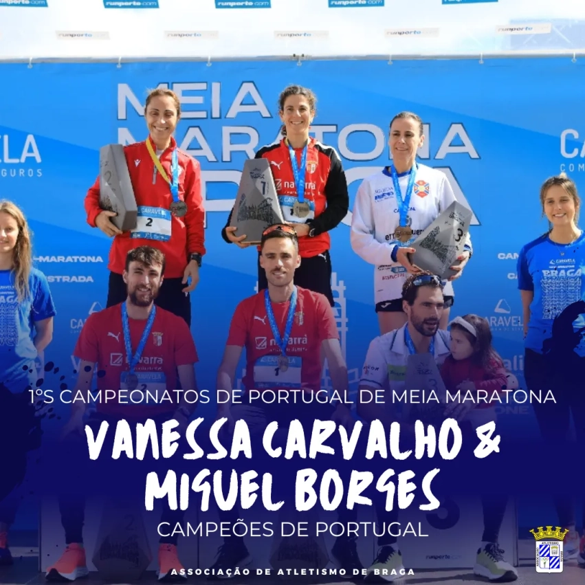 Vanessa Carvalho e Miguel Borges Campeões de Portugal