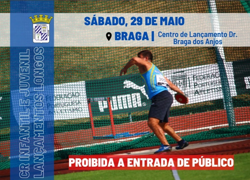 Campeonato Regional de Infantis e Juvenis - Lançamentos Longos