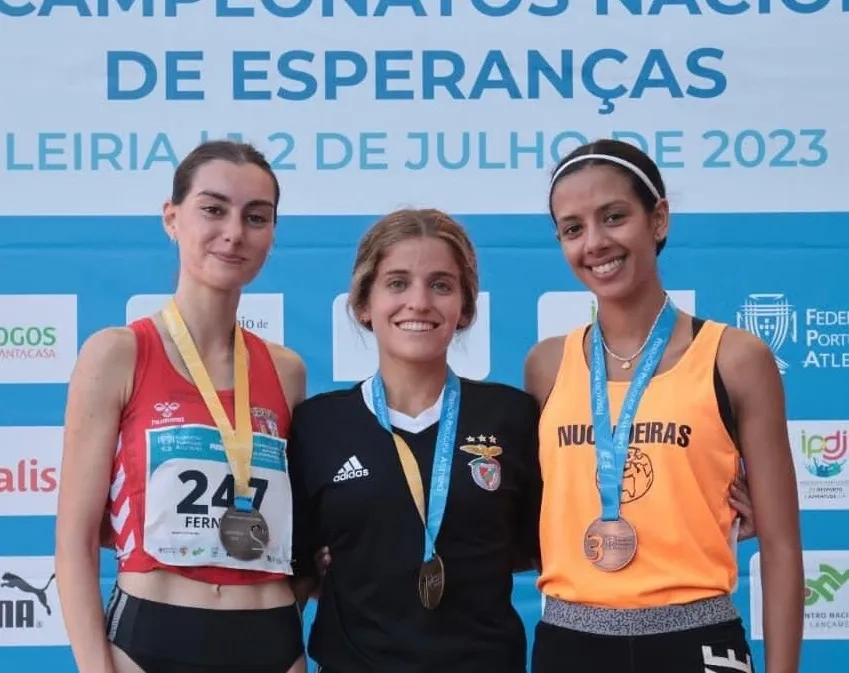 Beatriz Fernandes e Gabriel Maia medalhados no Nacional de Esperanças