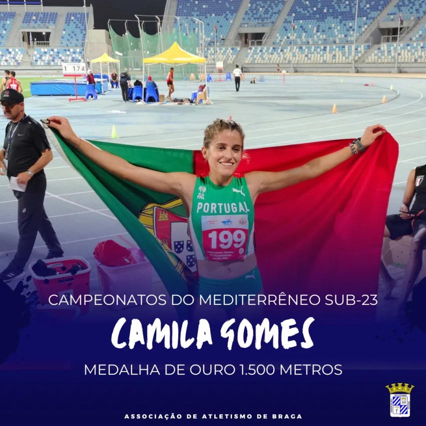 Camila Gomes Campeã nos Jogos do Mediterrâneo Sub-23