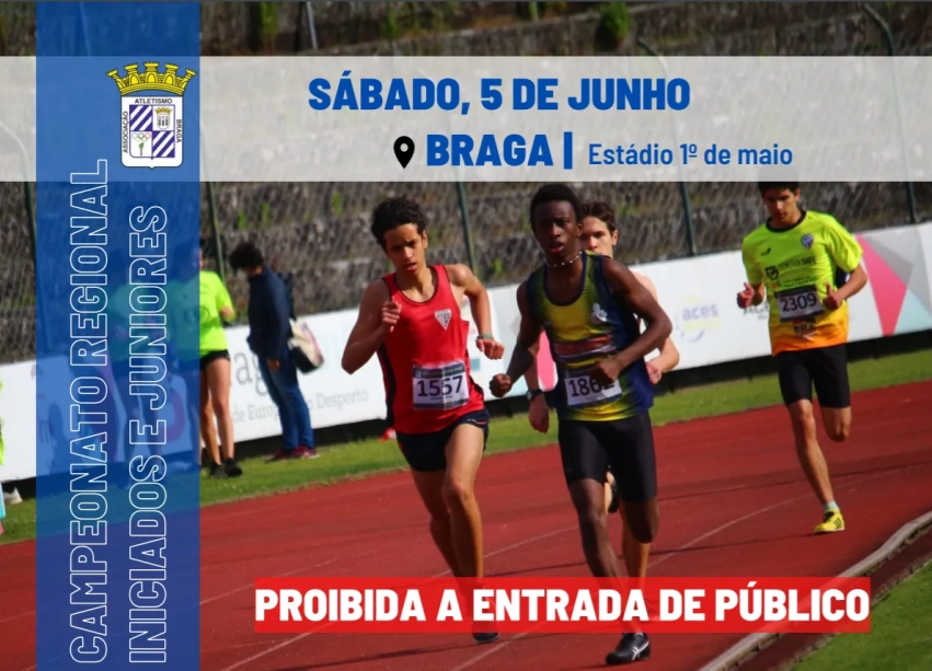 Campeonato Regional de Iniciados e Juniores | Atletas admitidos